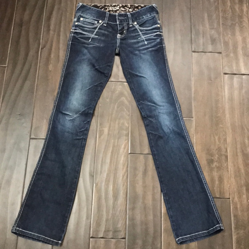 Guess bootcut blue jeans